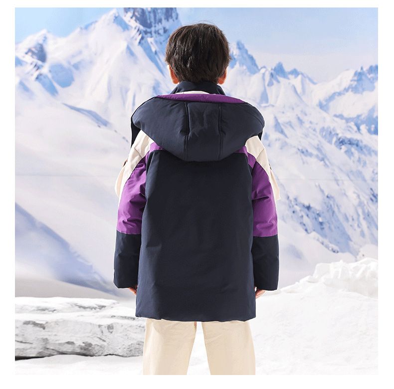 "Premium Kids Down Jacket For Boys & Girls - Warm Mid-Length Winter Coat With Stylish Design, Available In Multiple Colors & Sizes (110-170cm)"_voghion.com