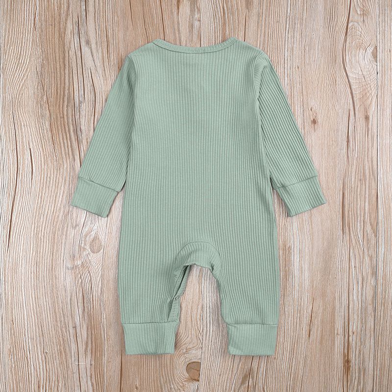 Kids Tales Soft Cotton Baby Bodysuit Long Sleeve Romper For Boys & Girls (1-3 Years, Unisex Neutral Colors Snap Closure, Comfortable Playwear_voghion.com