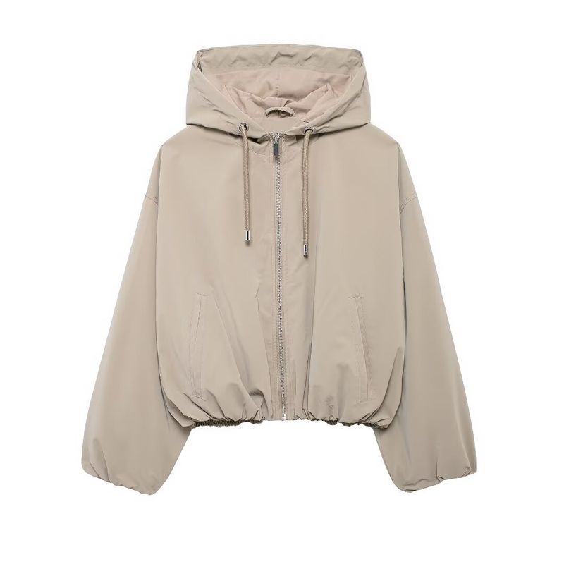 Women's clothing 2024 autumn and winter new style loose hooded jacket_voghion.com