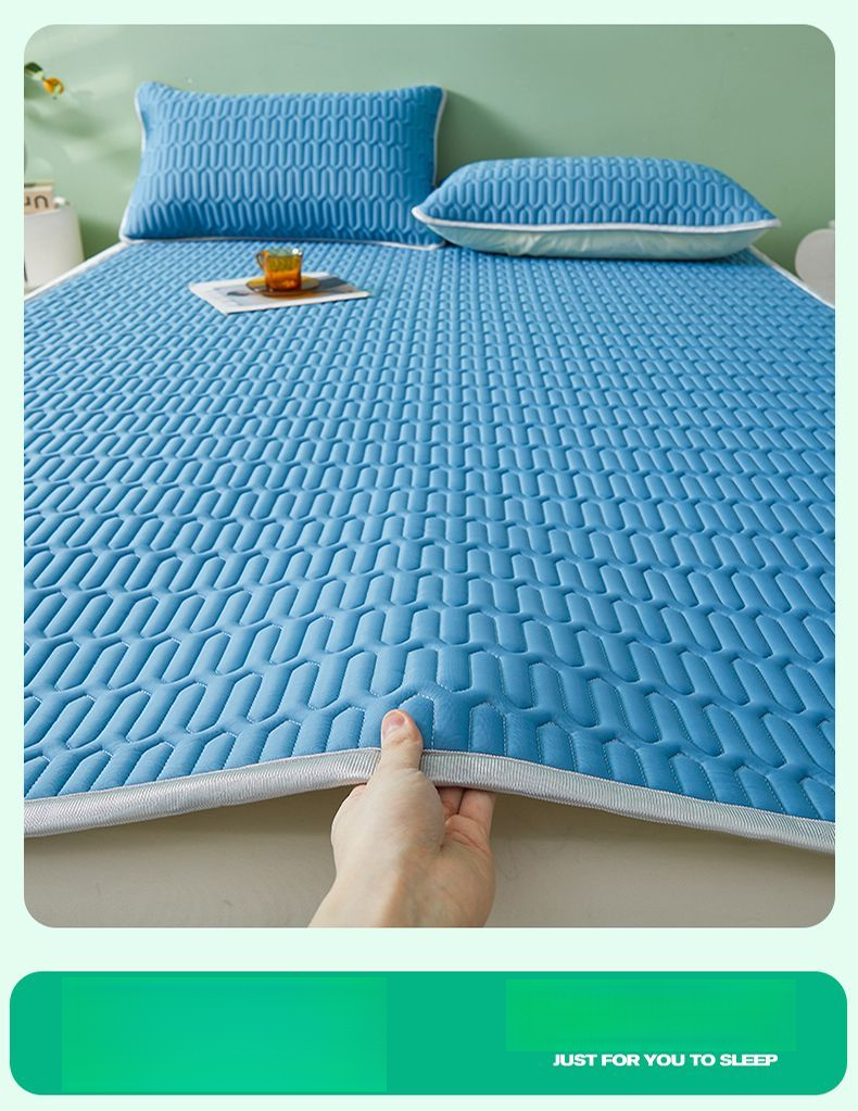 【 9863 People's Collection 】 Ice Latex Cooling Three Piece Set, Cool Silk Bed Sheet, Student Dormitory, Single_voghion.com