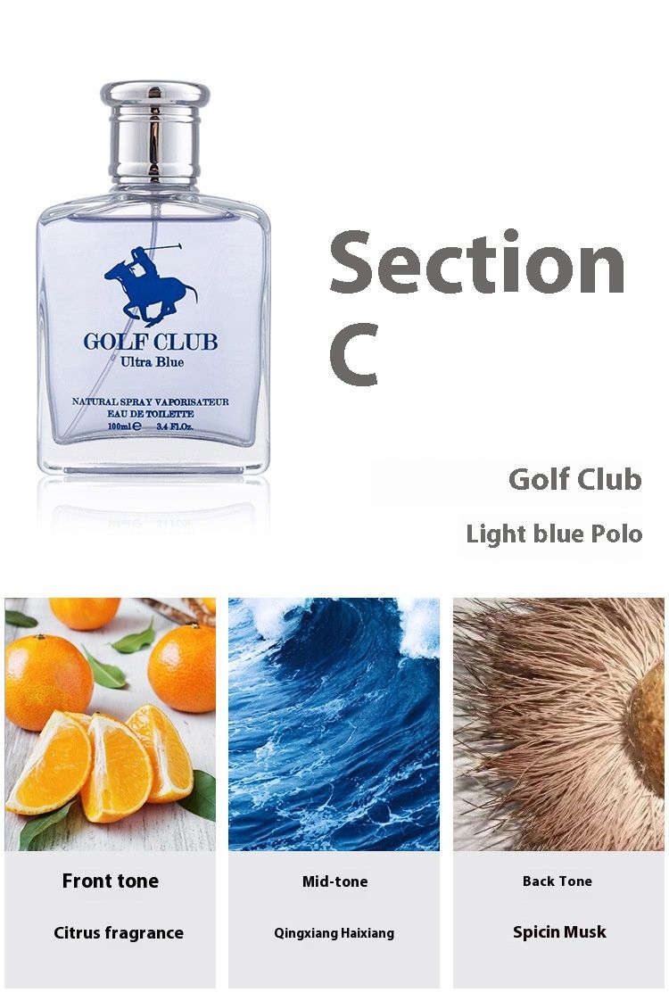 Golf Polo DC Cologne Parfüm für Herren, 100 ml, Ocean Tone, langlebiges Eau de Toilette_voghion.com