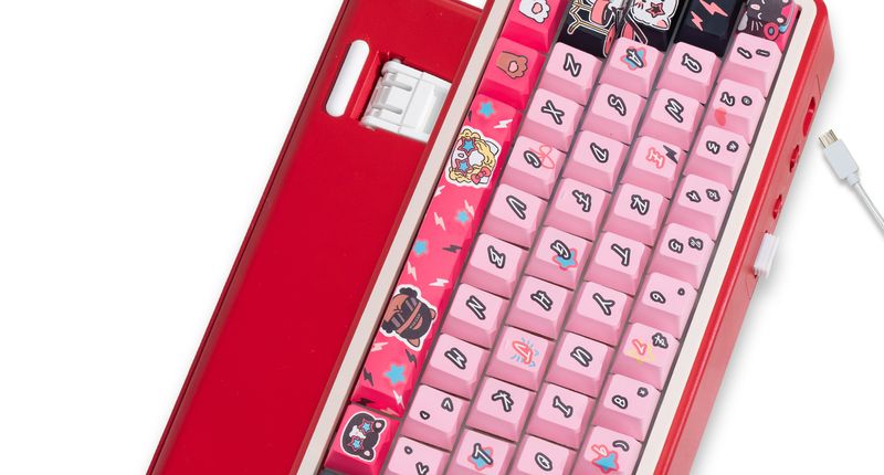 Omo65 Three-Mode Wireless RGB Bluetooth Nical Keyboard Office Mahjong Sound Hot Plug Gasket Customized Kit_voghion.com