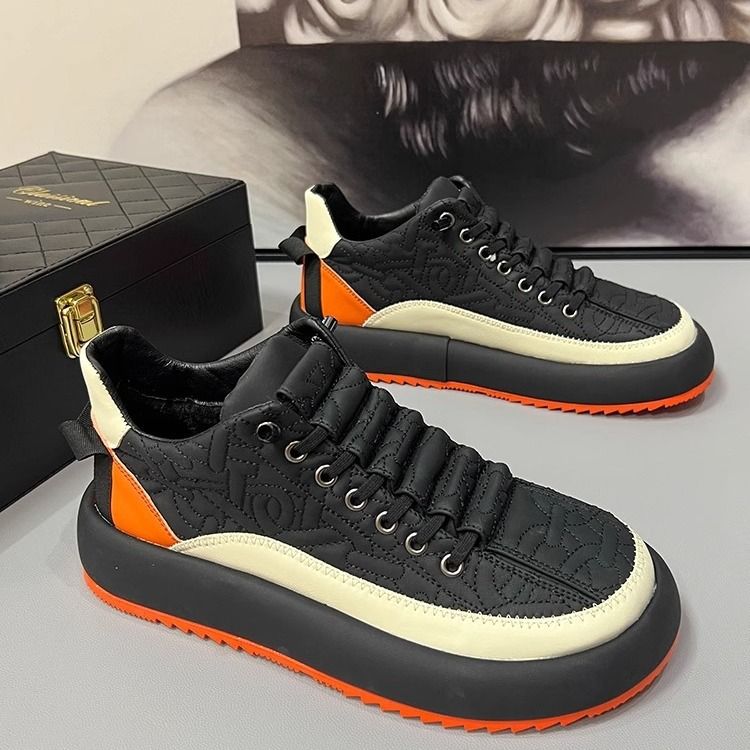 Scarpe da uomo in cotone e peluche, extra large, nuove, primavera-autunno 2025, sportive e casual, scarpe alla moda_voghion.com