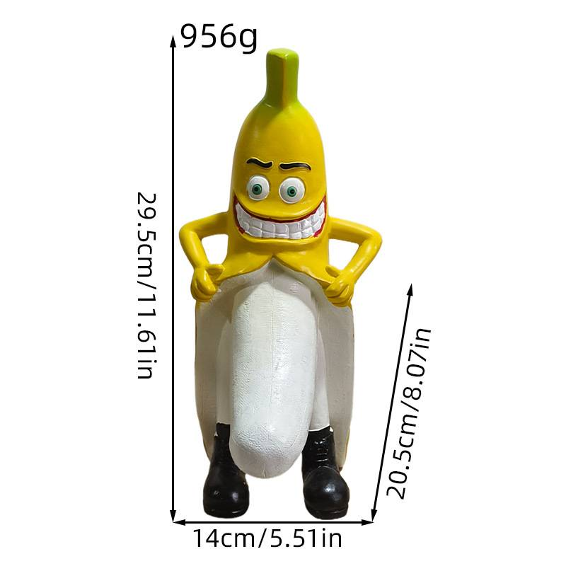Pan Banan dekoracja pulpitu kreskówka parodia zabawka dekoracja pulpitu biura domowego żywica rzemiosło_voghion.com