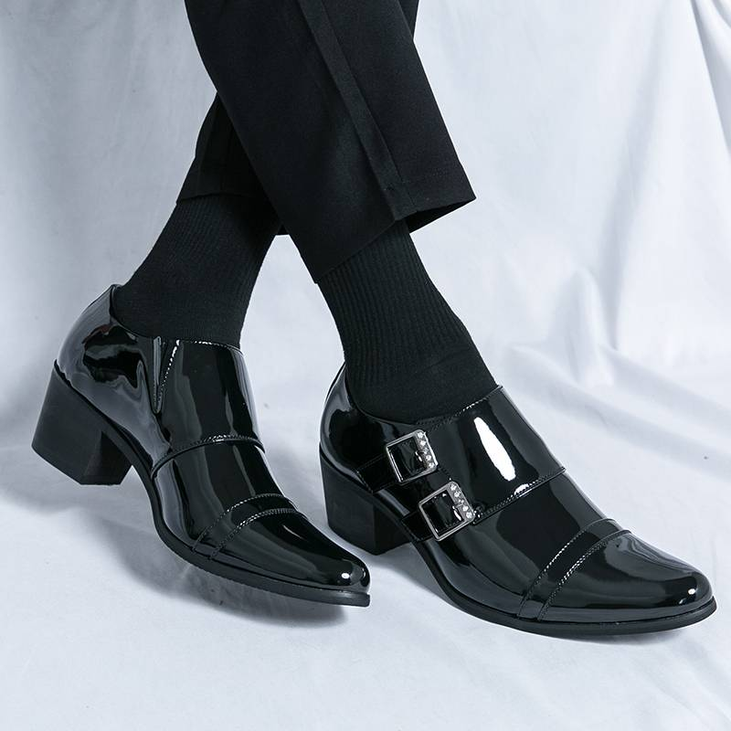 Herren Lederschuhe Größe Spitz Leder Freizeitschuhe Schuhe Mode Business Herren Hochzeit Zehe Bequeme Server Schuhe_voghion.com
