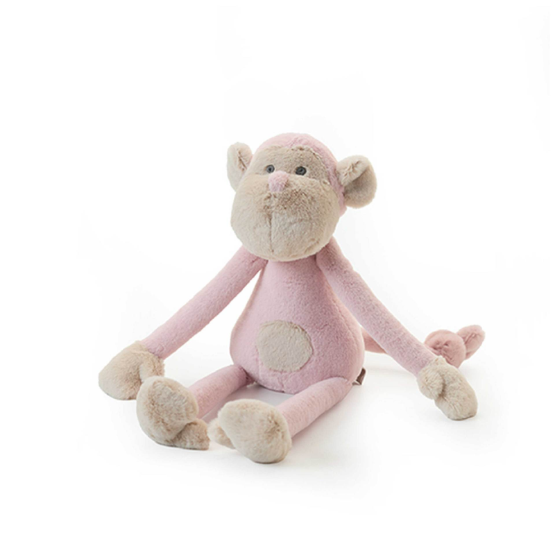 Muñeco de peluche corto rosa Pipi de Soft Life, muñeco relajante para dormir para niños._voghion.com