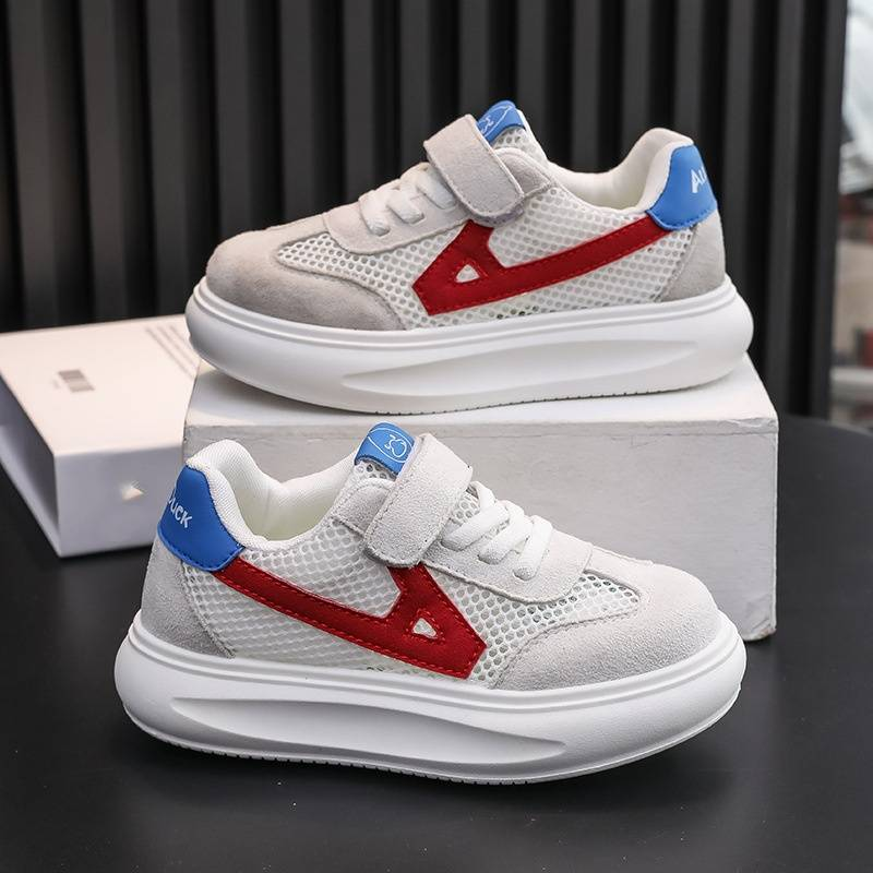 Kinderschuhe Neue leichte Kinderlaufschuhe mit weicher Sohle aus Mesh für Jungen und Mädchen für mittlere und große Kinder_voghion.com