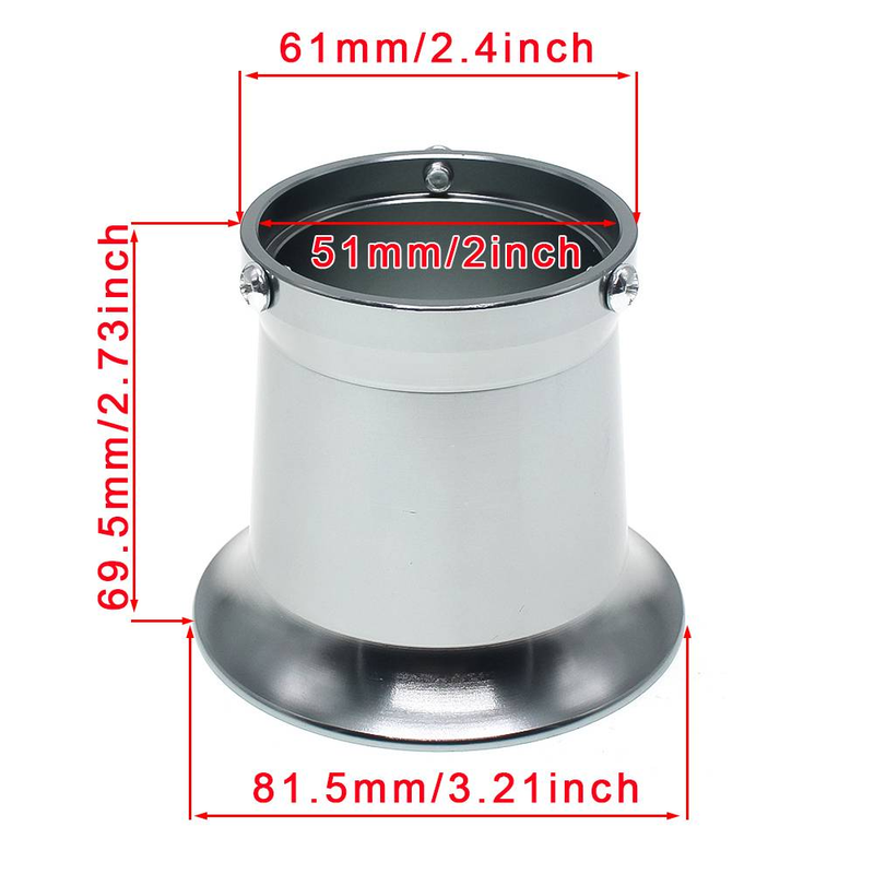 Motorradvergaser-Luftfilterbecher, Windbecher, Hornbecher, neu, mehrfarbig, 50 mm, 55 mm, PWK21, 24, 26, 28, 30 mm, modifizierter Vergaser für Wettbewerbsmotoren_voghion.com
