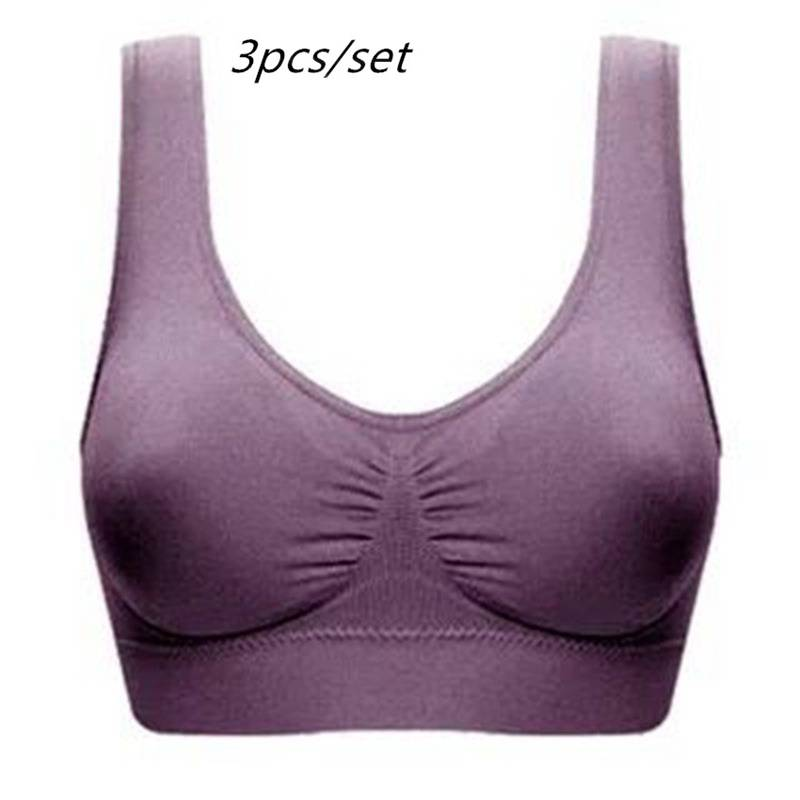 Reggiseno solido senza cuciture Reggiseni senza fili Reggiseni push up Bralette Top Intimo da donna Intimo femminile Reggiseni senza fili Taglie forti_voghion.com