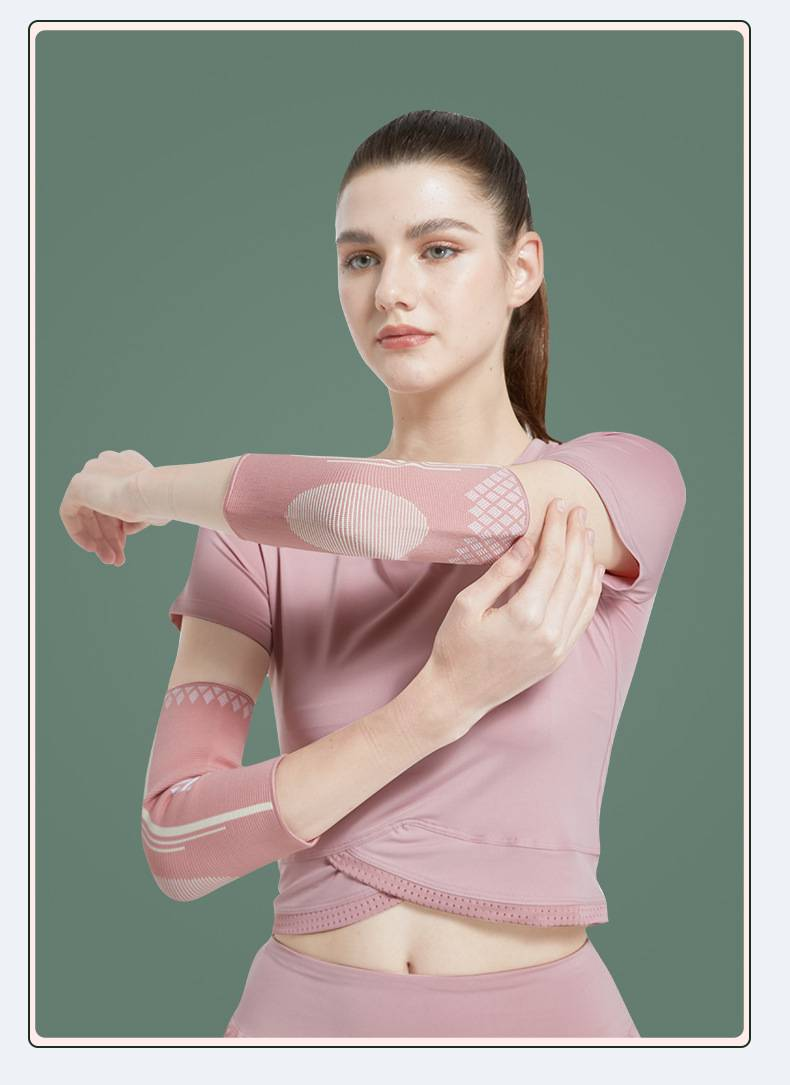 Breathable Elbow Support Sleeve For Women & Men - Lightweight Compression Arm Sleeve For Tennis, Basketball, Gym & Sports Injury Prevention_voghion.com