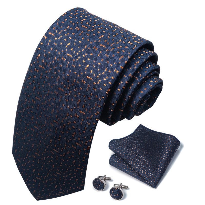 Men's Ties & Handkerchiefs pattern men's wedding suit tie pocket square cufflink set in large quantities in stock_voghion.com