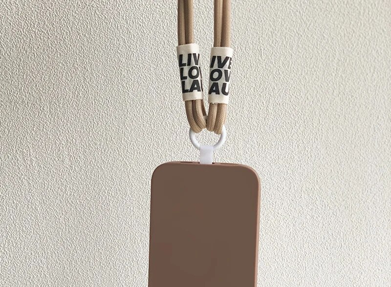 Crossbody Lanyard Strap Rope Cord Soft Case For iPhone 12 13 MiNi 11 Pro Max XS XR X 8 7 Plus SE 3 Brown Silicone Cover_voghion.com