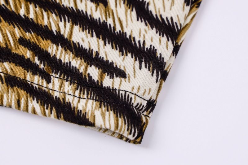 Nuovo vestito da donna con gonna all'americana con stampa leopardata_voghion.com
