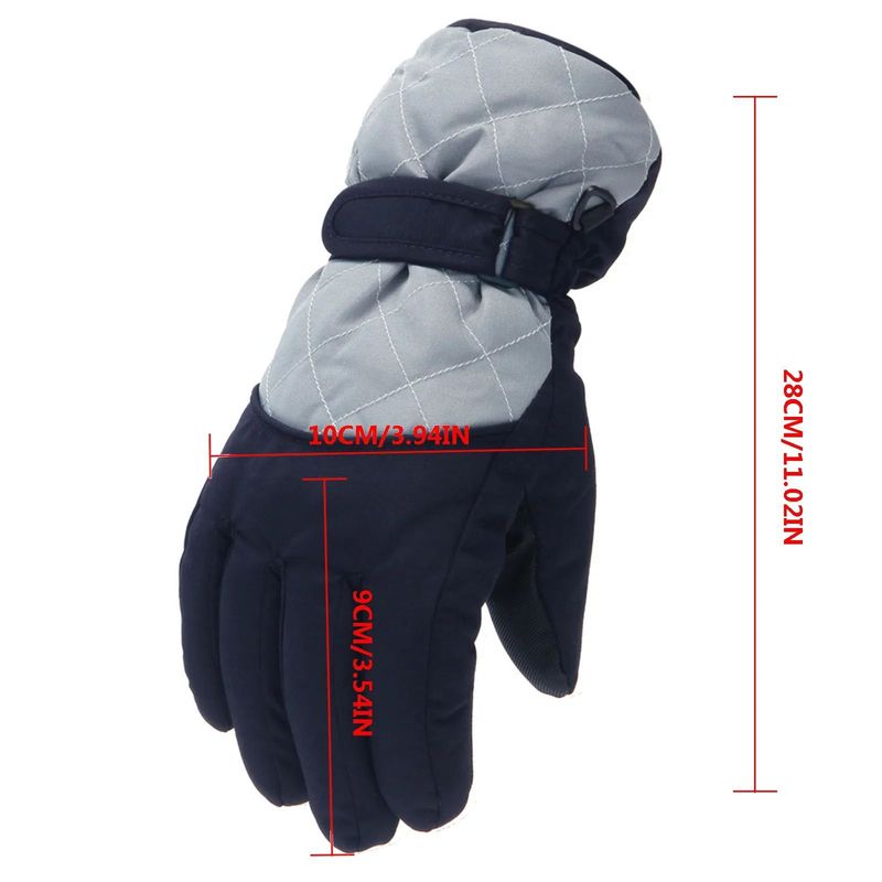 Guantes de invierno para niños y niñas, nuevos y a la moda, cálidos, resistentes al viento, impermeables, gruesos, para mantener los dedos calientes_voghion.com