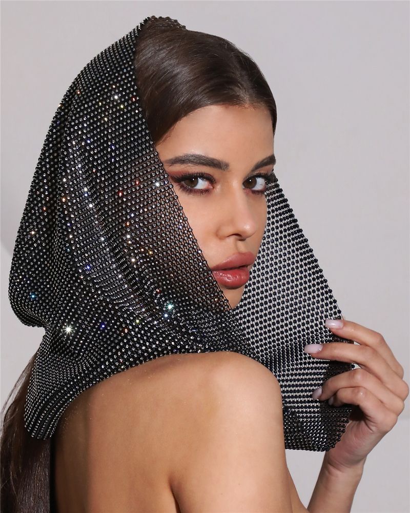 Lente en zomer Nieuwe producten Accessoires Visnet strass hoed Gepersonaliseerde tulband hoed_voghion.com