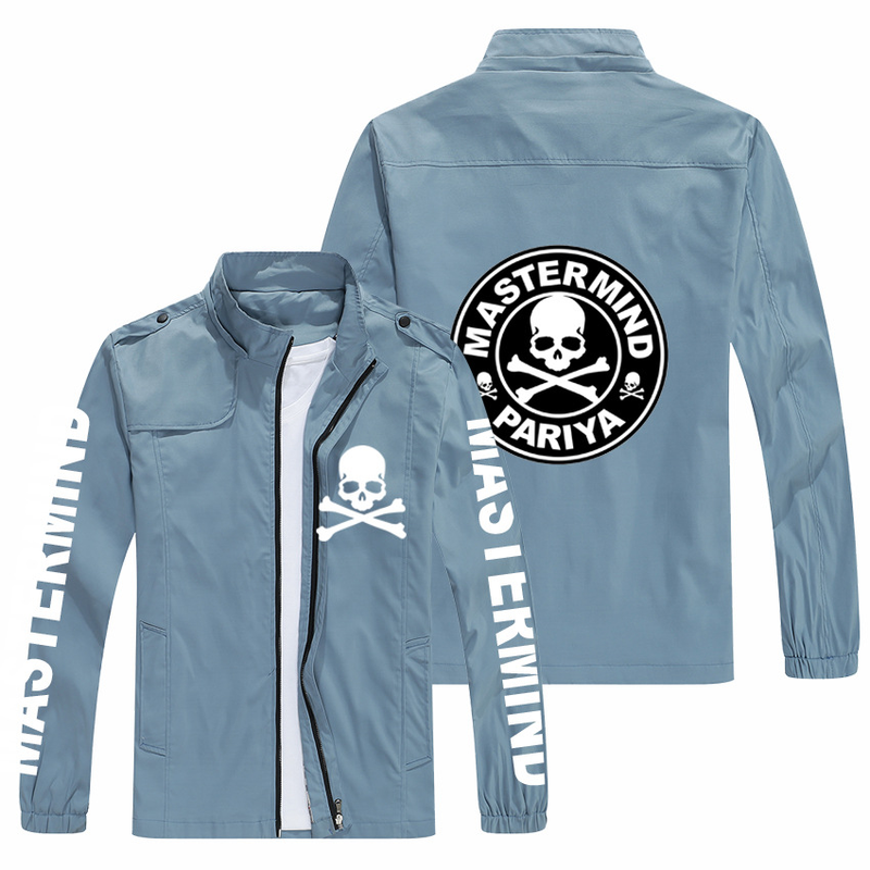 Veste coupe-vent décontractée à col montant pour jeunes, nouvelle mode automne 2021, cardigan à fermeture éclair pour moto_voghion.com