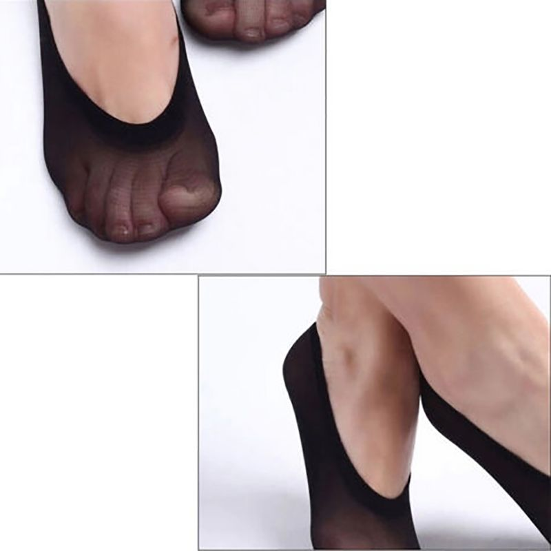 Zhuoxinder Calzini segreti da donna estivi invisibili a taglio basso antiscivolo in silicone traspirante setoso-1_voghion.com