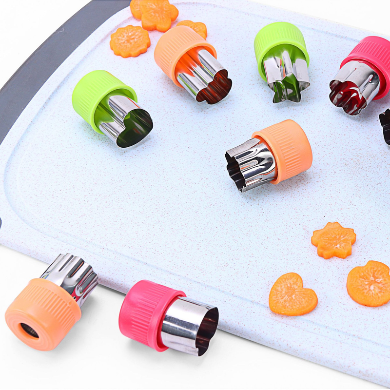 3-teiliges Ausstechformen-Set aus Edelstahl mit Obst- und Gemüseform, Blumenstempel, DIY-Form zum Backen in der Küche_voghion.com