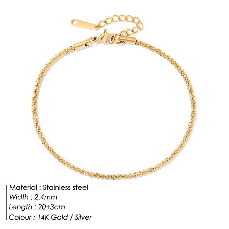 Trendy personality, unique retro fashion, creative cauliflower chain, foot chain, light luxury, simple and high-end foot accessories_voghion.com