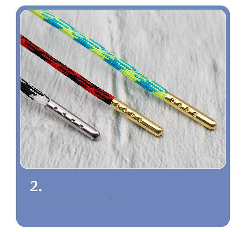 Accessoires pour chaussures corde de parapluie en polypropylène avec cordon de serrage pour corde de chapeau, corde de chaussure, corde de vêtements, pantalon, accessoires pour chaussures_voghion.com