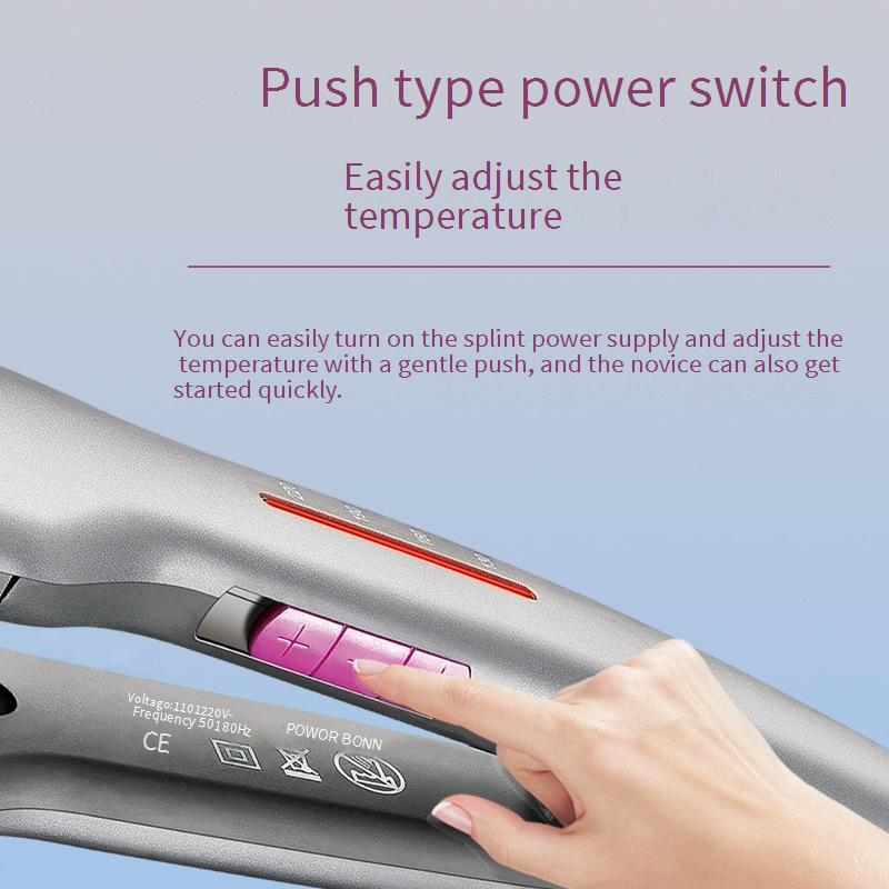 Rollers New High Power Perm Clamp Negative Ion Hair Care Widened And Enlarged Intelligent Temperature Control Straight_voghion.com