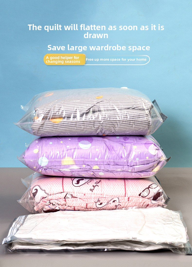 Vacuum Storage Bags – Space-Saving Compression Bags For Clothes, Blankets & Bedding, 4 Sizes (Small/Medium/Large/X-Large), Durable PA+PE Material_voghion.com