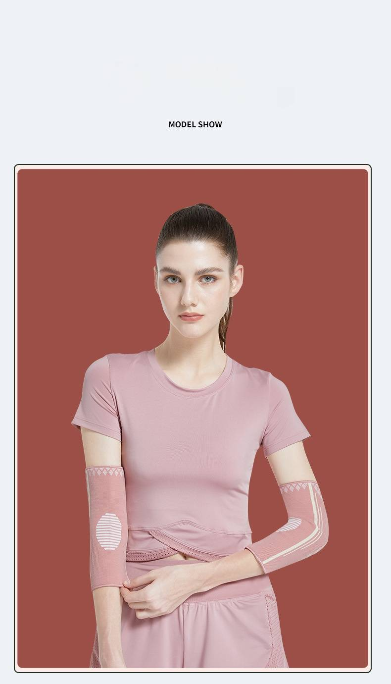 Breathable Elbow Support Sleeve For Women & Men - Lightweight Compression Arm Sleeve For Tennis, Basketball, Gym & Sports Injury Prevention_voghion.com