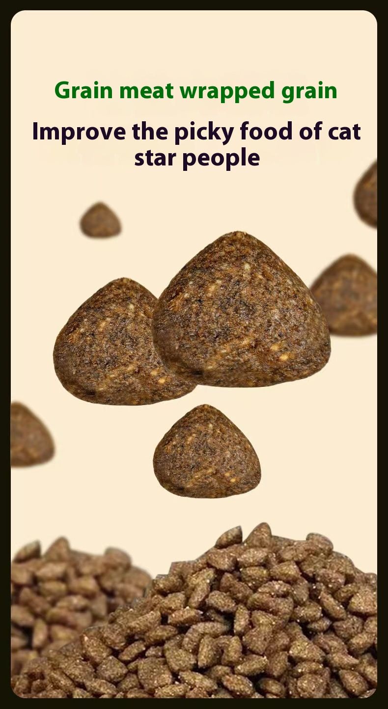 Natürliches getreidefreies Katzenfutter für Kätzchen und ausgewachsene Katzen aller Altersgruppen_voghion.com