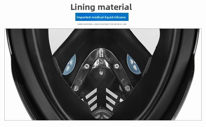 Maschera da snorkeling pieghevole completamente asciutta, set da immersione, accessori per esterni, occhiali da nuoto_voghion.com