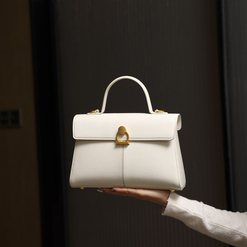 Elegante borsa a tracolla per donna - Borsa casual ispirata al vintage con manico superiore e tracolla, taglia media,_voghion.com