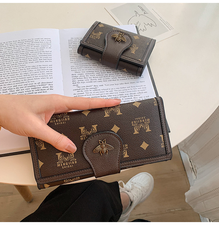 New 2023 Buckle Bee Fashion Minimalist Women's Handheld Bag Multi Card Wallet_voghion.com