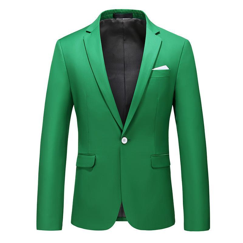 CT 2025 Autumn New Men's Solid Color One-Button Blazer Plus Size Fashion Slim Fit Suit Jacket For Men_voghion.com