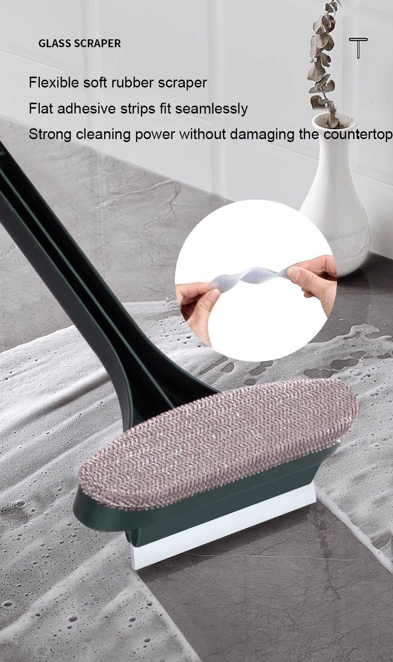 Multifunktionale Anti-Mücken-Siebbürste, Glasbürste, Trocken Und Nass, Dual-Use-Haushaltsreinigung, Staubbürste, Fensterreinigungswerkzeug_voghion.com