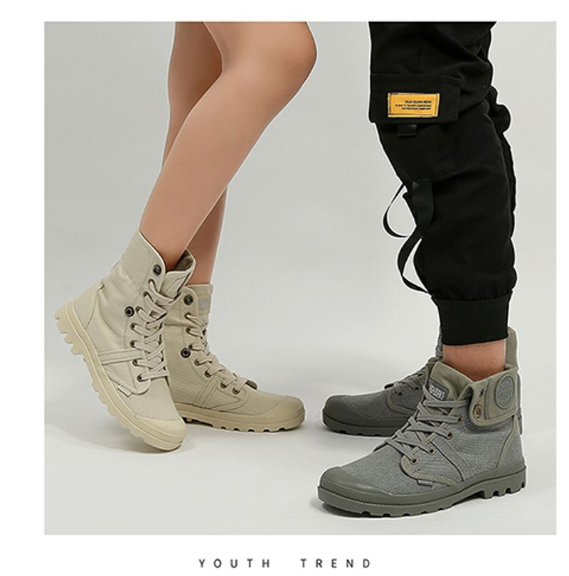 Arleigh Burke Schuhe Neue Top-Qualität Männer Schnürschuhe Männliche Segeltuchschuhe Knöchel Botas Cowboy Motorradstiefel Mode Militär_voghion.com