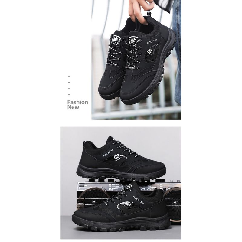 Scarpe da trekking da uomo, in cotone, per autunno e inverno, taglia extra large, casual, sportive, da lavoro, per escursioni all'aperto, da passeggio_voghion.com