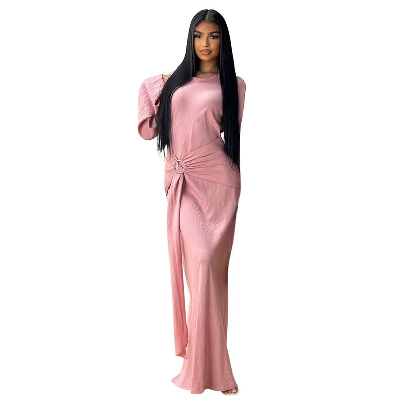 Damenbekleidung Muslimisches ethnisches elegantes Kleid Pendlerrobe_voghion.com