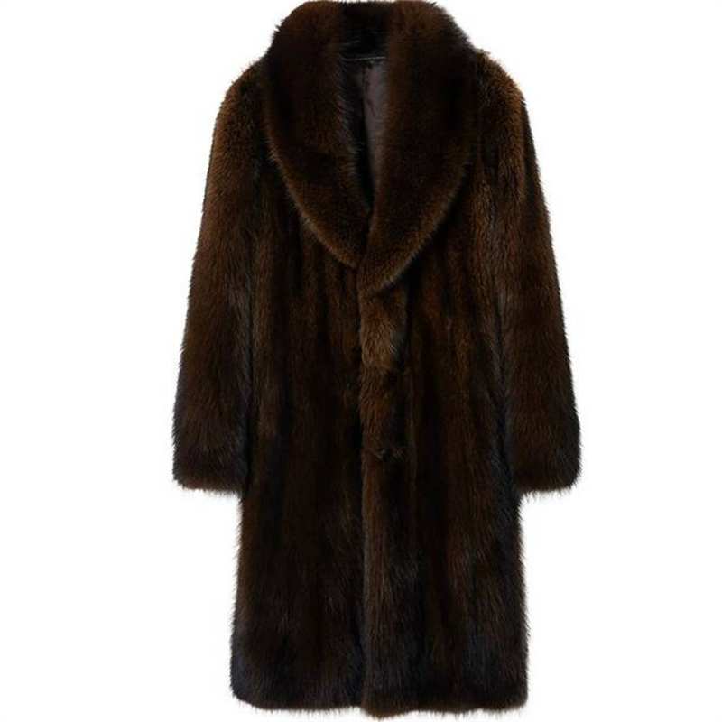 Men's Clothing Mink Coat For Men Mink For Men Whole Mink Casual Business Fur Long Mink Fur For Men_voghion.com