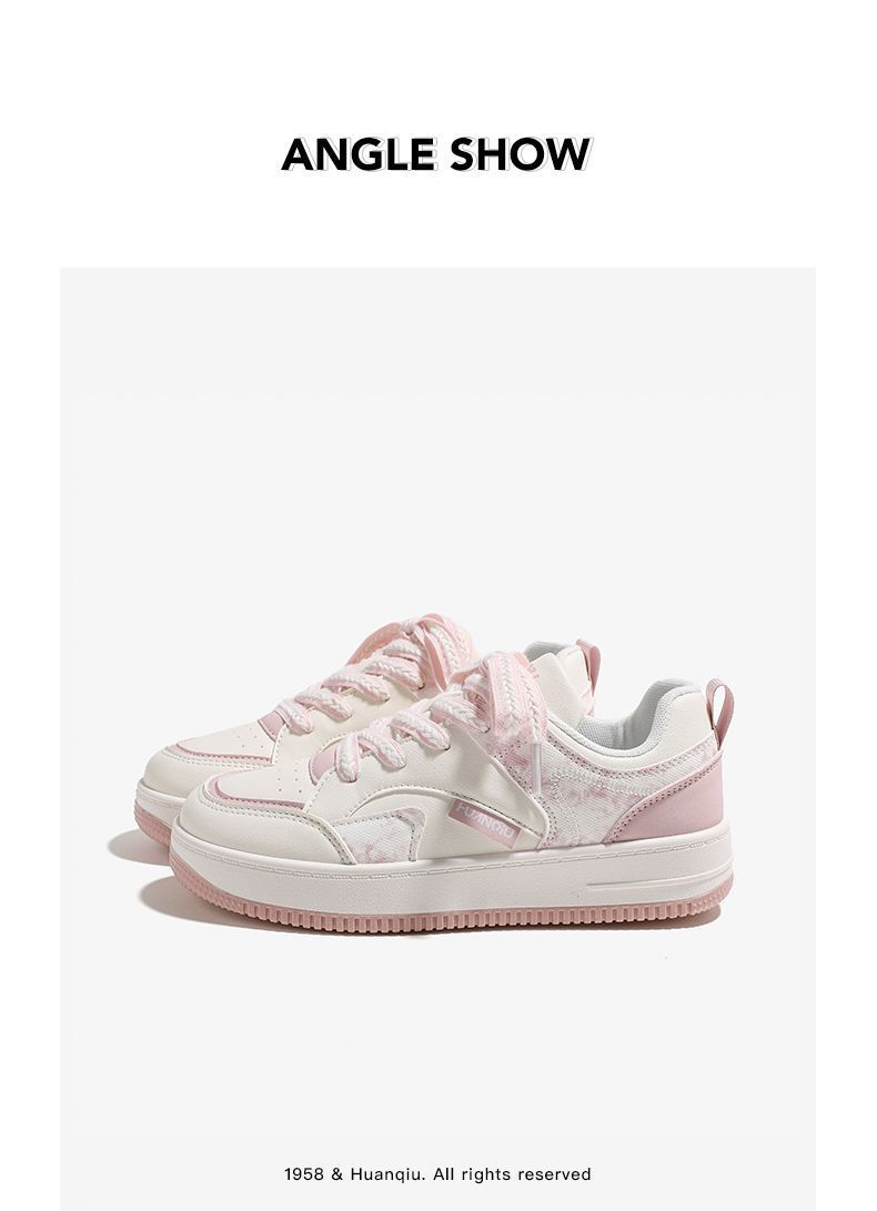 KMXFX80176 Damenschuhe Weiße Schuhe Duftender Stil Sport Freizeitschuhe Studentenschuhe All Match Campus Schuhe_voghion.com