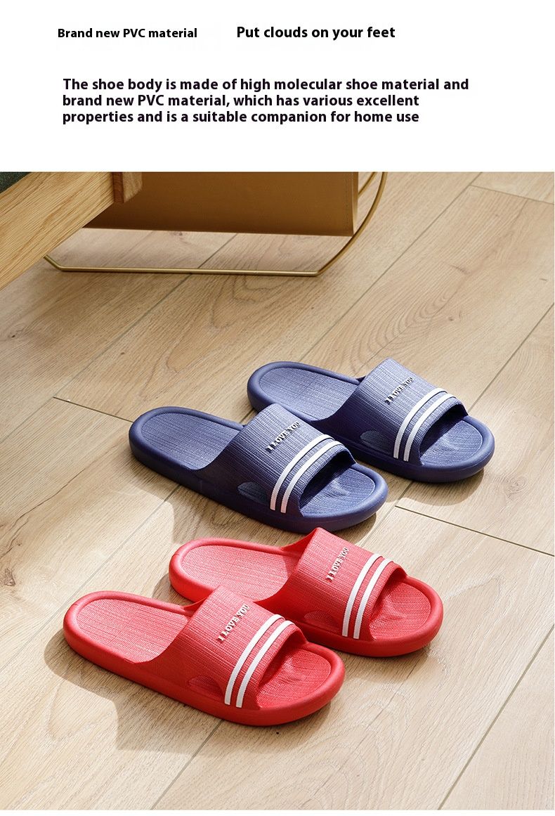Antislip PVC-teenluspantoffels voor dames en heren - Ademende badslippers met strikontwerp, snel drogende binnen- en buitenhuisschoenen voor koppels_voghion.com