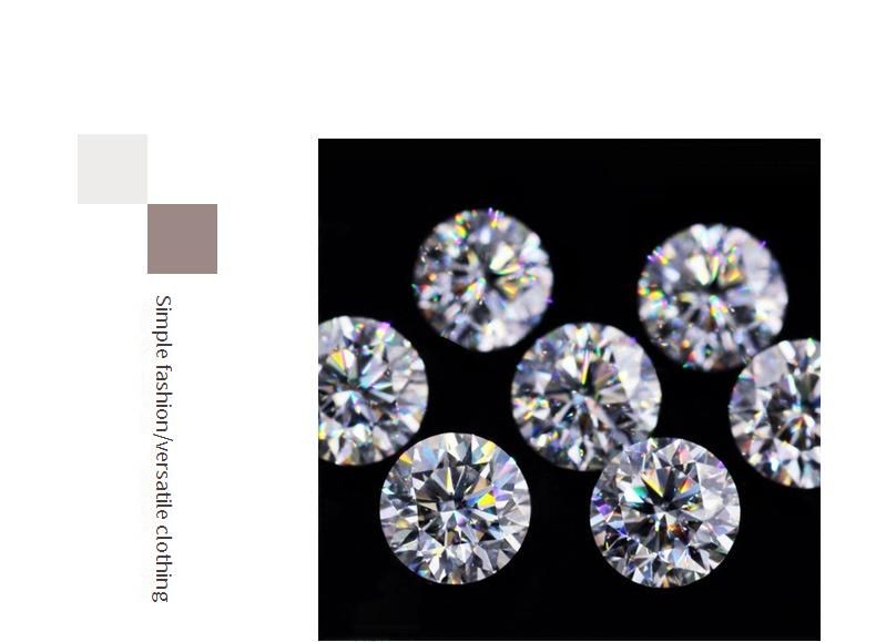 Orecchini a bottone in acciaio inossidabile di alta qualità all'ingrosso con zirconi, orecchini piccoli a 6 punte, orecchini per cartilagine in acciaio al titanio (3 mm/4 mm/5 mm/6 mm/7 mm/8 mm)_voghion.com