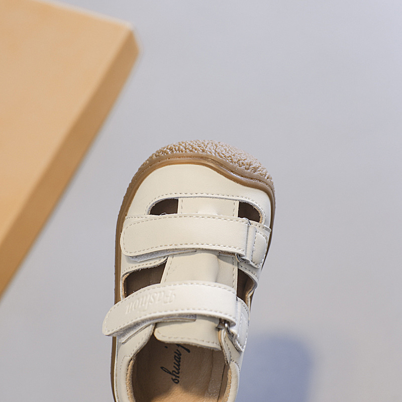 Chaussures pour bébés, sandales pour filles et garçons, semelle souple, bout Bao, anti-coup de pied, chaussures confortables pour tout-petits_voghion.com