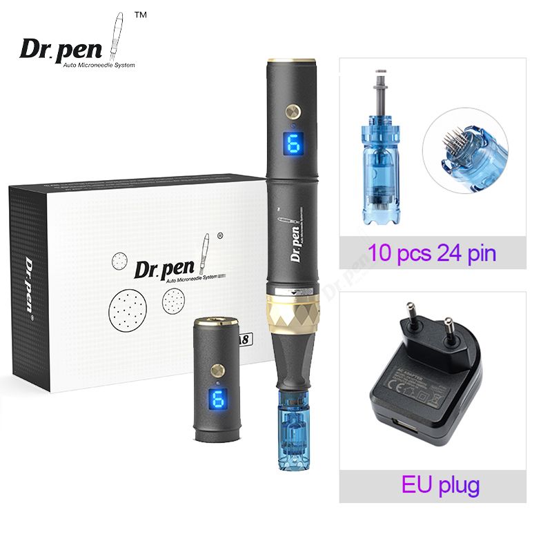 Authentischer Dr. Pen Ultima A8S Microneedling-Stift mit 12 Nadeln, kabelloser Derma-Pen mit Anti-Rückfluss-Effekt, Schönheitsmaschine für die Hautpflege_voghion.com