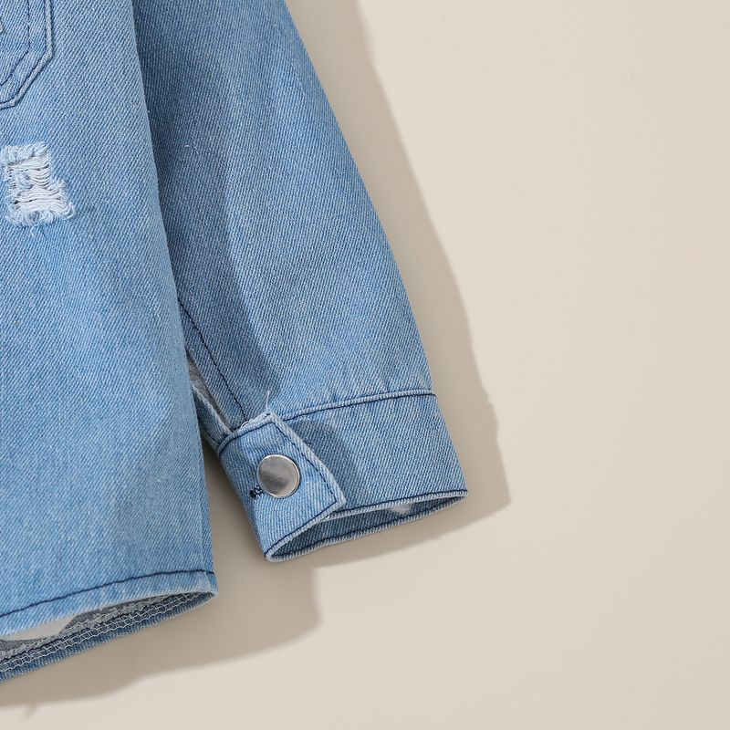 Mother&Kids Completo giacca e pantaloni in denim monogrammati per ragazzi_voghion.com