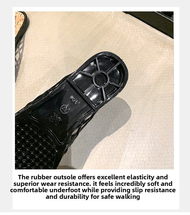 2025 Spring And Autumn New Style Cloed-Toe Clog For Women, Outdoor Beach Sandal, Non-Slip Ultra-Soft Sole Flat_voghion.com