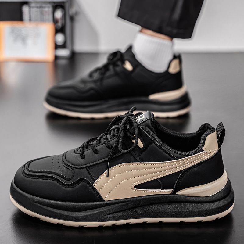 Spring New Fashion Versatile Comfortable White Sneakers Men's Trendy Lightweight Sports Board Shoes Men_voghion.com