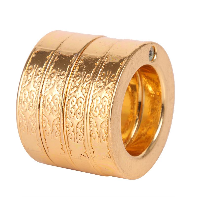 Self-Defense Ring – Stainless Steel Emergency Window Breaker, Survival Tool With Concealed Glass Crusher (Silver/Gold/Bronze)_voghion.com