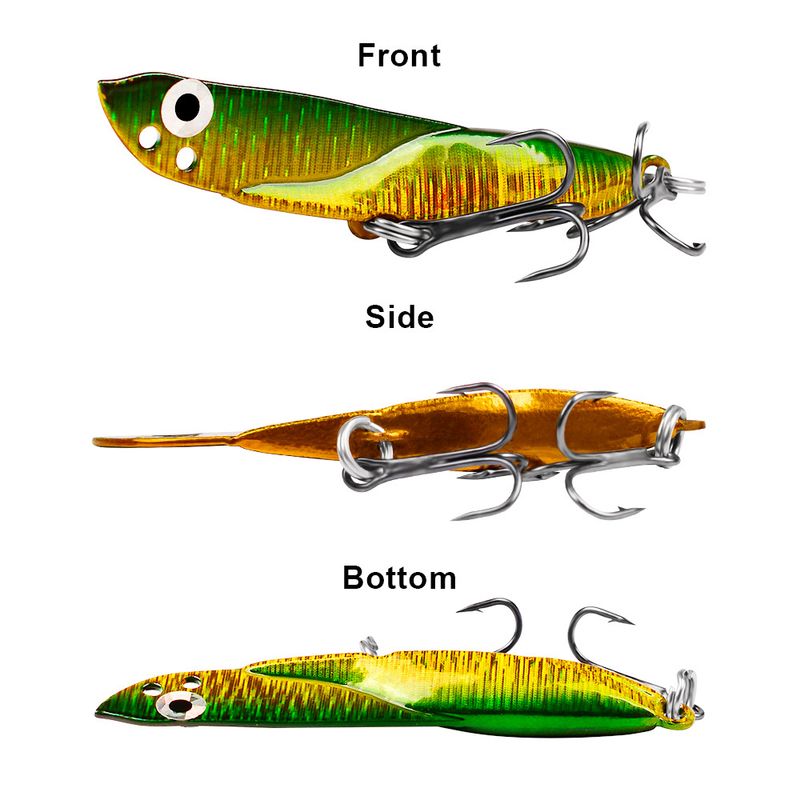 Qualche volta nuova lama VIB esca da lancio lunga in metallo affondante attrezzatura da pesca forniture_voghion.com