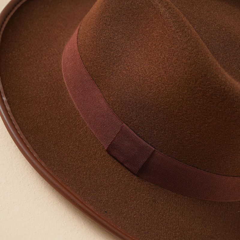 Großer vielseitiger Zylinder für Herren im Herbst und Winter, britischer lässiger Outdoor-Mode-Drache-Phoenix-Nylon-Filzhut_voghion.com