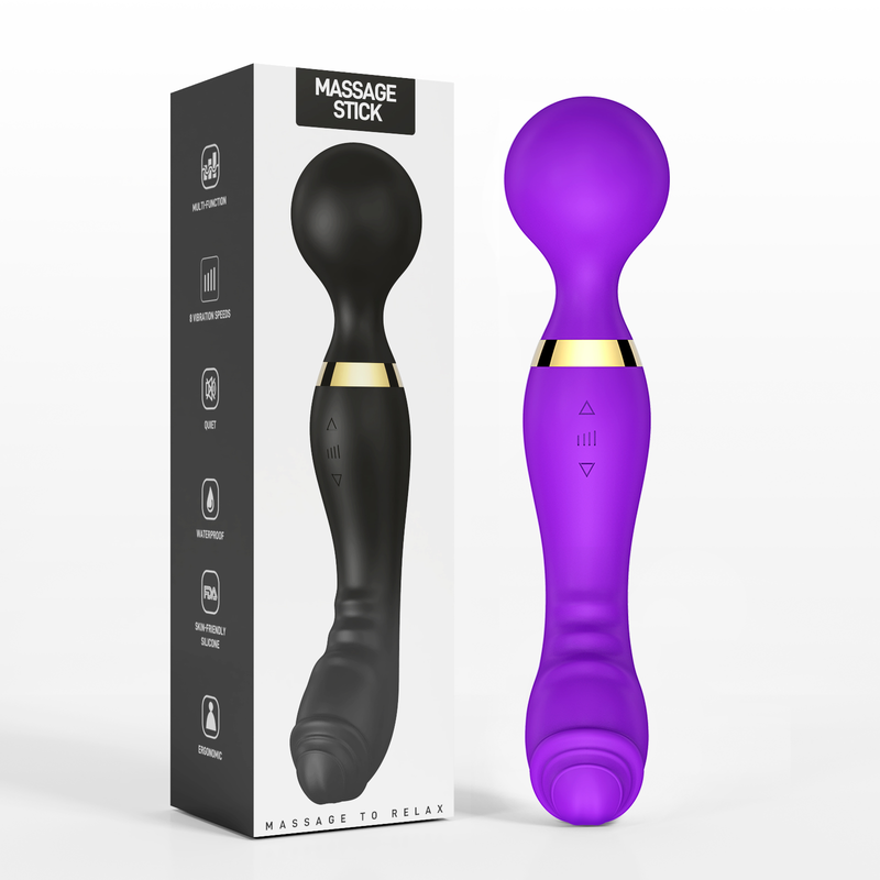 Vibromasseur puissant pour femme, 2 moteurs AV Magic Wand, stimulateur de clitoris, point G, jouet sexuel pour adulte_voghion.com