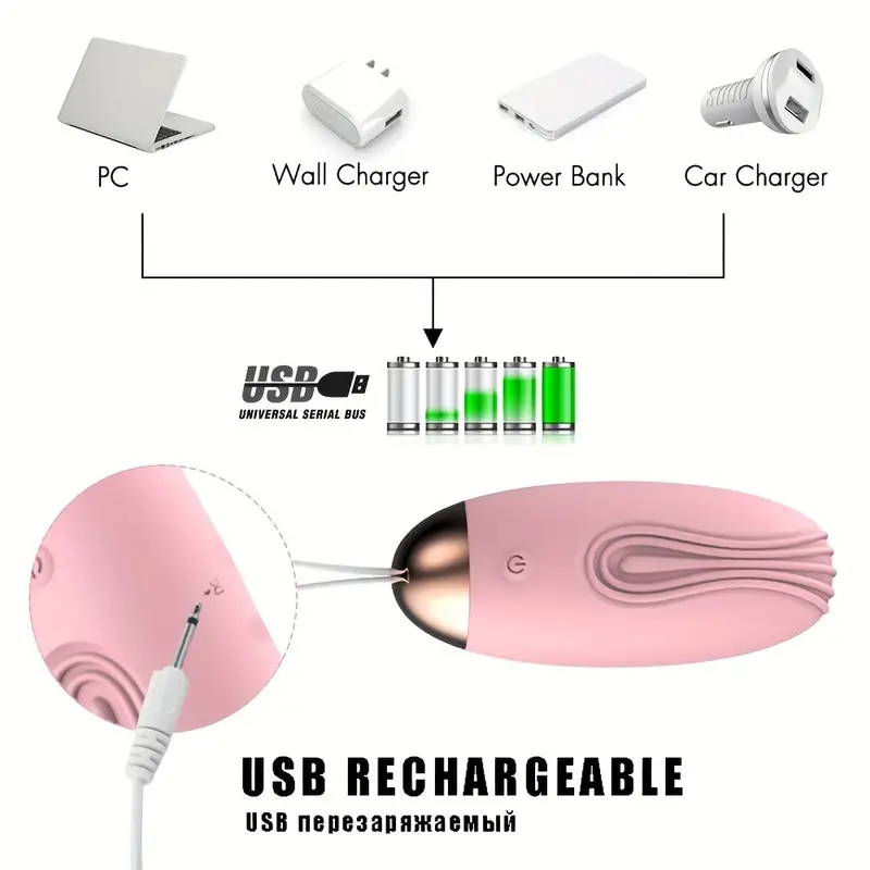 1st Bullet Vibrator Afstandsbediening Voor Precisie Clitoris, G-spot Stimulator Kit Met 10 Vibratiestanden, USB_voghion.com